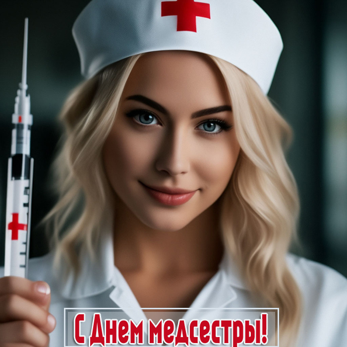 С Днем медецинской сестры картинка новая
