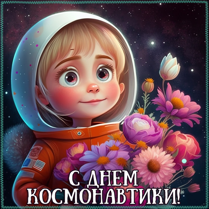 День космонавтики - открытки с пожеланиями
